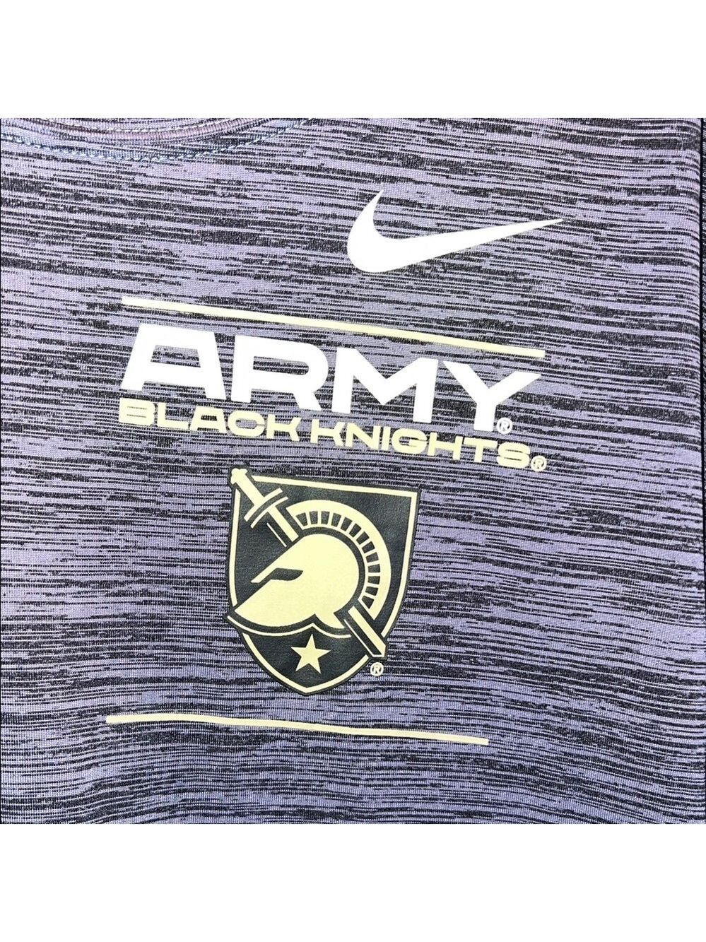 Nike Men's Heathered Black Long Sleeve Tee, Size XL - Picture 3 of 7